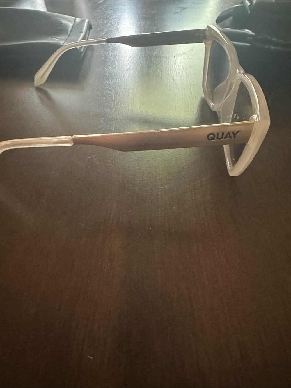 Quay Australia Men's Clear Frame Sunglasses - Clear